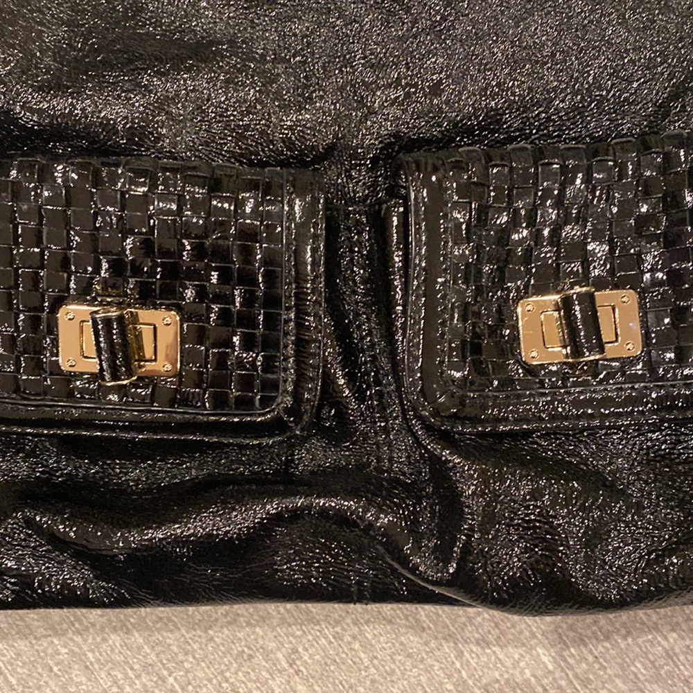 Elliot Luca black 100% leather shoulder bag - Picture 4 of 9
